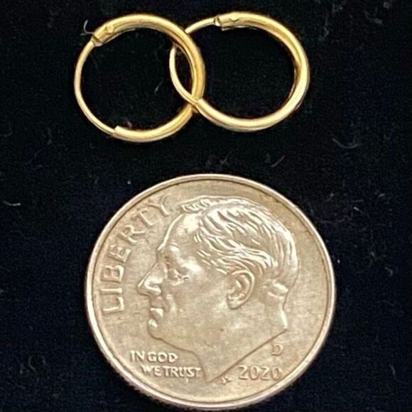 AKL “Your Sweethearts’ First” 3 pair , 2 Silver 1 Gold vermeil - Picture 4 of 6